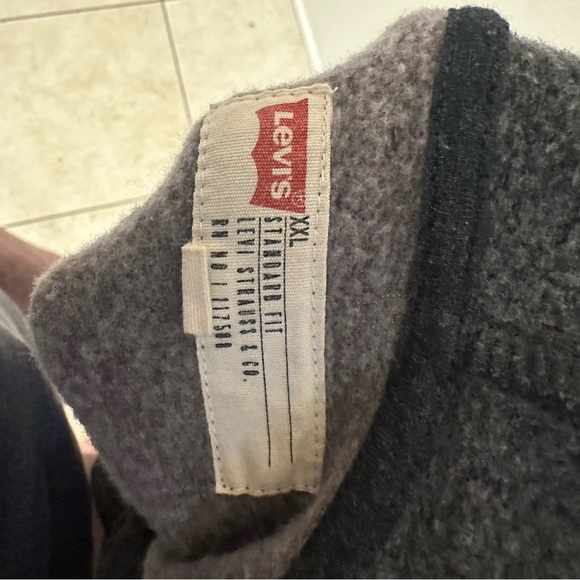 Levi's Charcoal hoodie with Yellow and Red Graphic - Picture 5 of 5